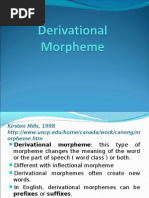 Download Derivational Morpheme by Muhammad Fuad SN31970112 doc pdf