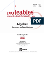 Algebra Interactive Notebook Ebook