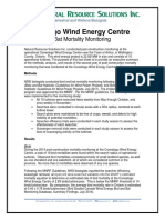 Conestoga NextEra 2014 Bird Bat Monitoring Summary