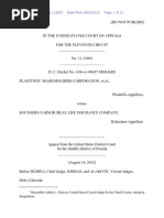 Gene Badger v. Southern Farm Bureau Life Insurance Company, 11th Cir. (2012)