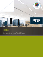 TZ LED LM 35 - Energy-efficient LED luminaire for TechZone ceilings