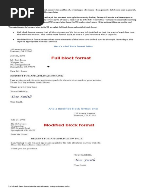 Writing Business Letter