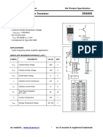 Silicon PNP Power Transistor: INCHANGE Semiconductor