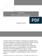 230b1203 More Curvature Calculations.: January 31, 2012