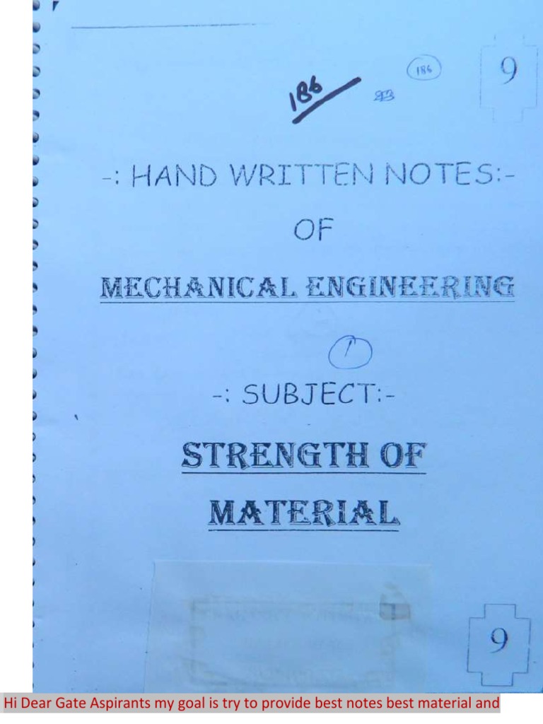 Streangth of Material | PDF