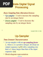 Multirate Digital Signal Processing