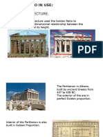 Greek Architecture:: Golden Ratio in Use