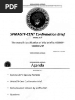 SPMAGTF-CENT Confirmation Brief, Version 2.0