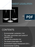 Environment Legislation
