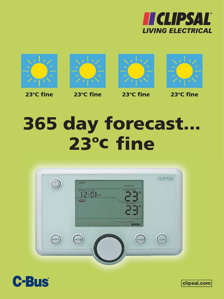 CBus Thermostat Brochure2.pdf Hvac Thermostat