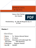 Laporan Jaga Igd 20 Juli