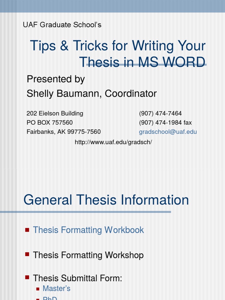 How to write your dissertation executive summary report