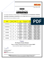Phase Test - IV Notice of Class 12 PDF