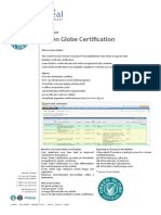 Factsheet Green Globe Certification v1