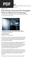 Download Hot Startup Theranos Has Struggled With Its Blood-Test Technology - WSJ by jsherkow SN319735851 doc pdf