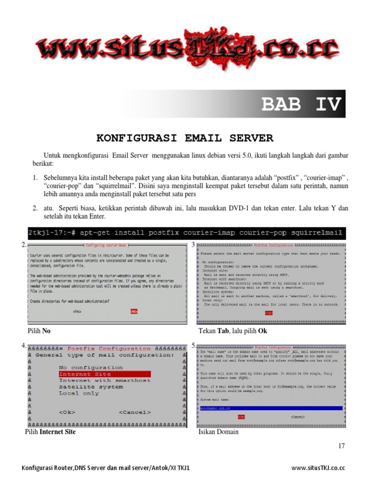 Konfigurasi Mail Server PDF | PDF