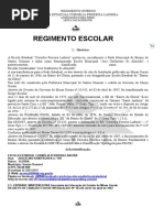 Regimento Escolar 2014