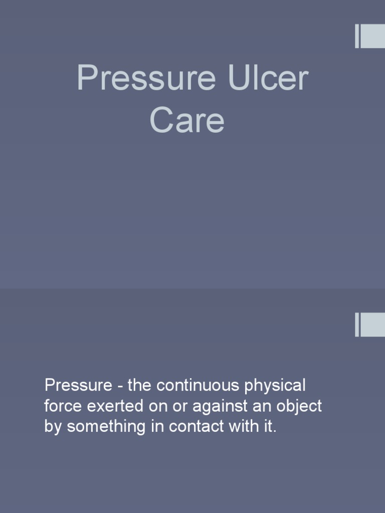 Comprehensive Guide to Pressure Ulcer Care | PDF | Wound | Health Sciences