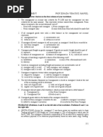 A. THEORY. Letter Choices On The Date Column of Your Worksheet