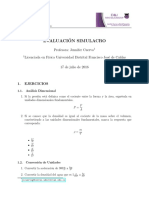 Evaluación Simulacro