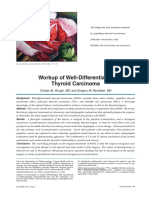 Workup of Well-Differentiated Thyroid Carcinoma: Cristian M. Slough, MD, and Gregory W. Randolph, MD