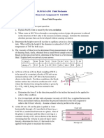 10.303 & 14.301 Fluid Mechanics Homework Assignment #2 Fall 2006