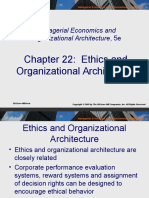 Chapter 22: Ethics and Organizational Architecture