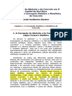 A relação entre o abstrato e o concreto na lógica dialética e metafísica