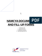 Namcya Documents and Fill-Up Forms