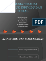 Manusia Sebagai Makhluk Individu Dan Sosial