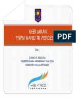 Kebijakan PNPM Mandiri Kemenkeu