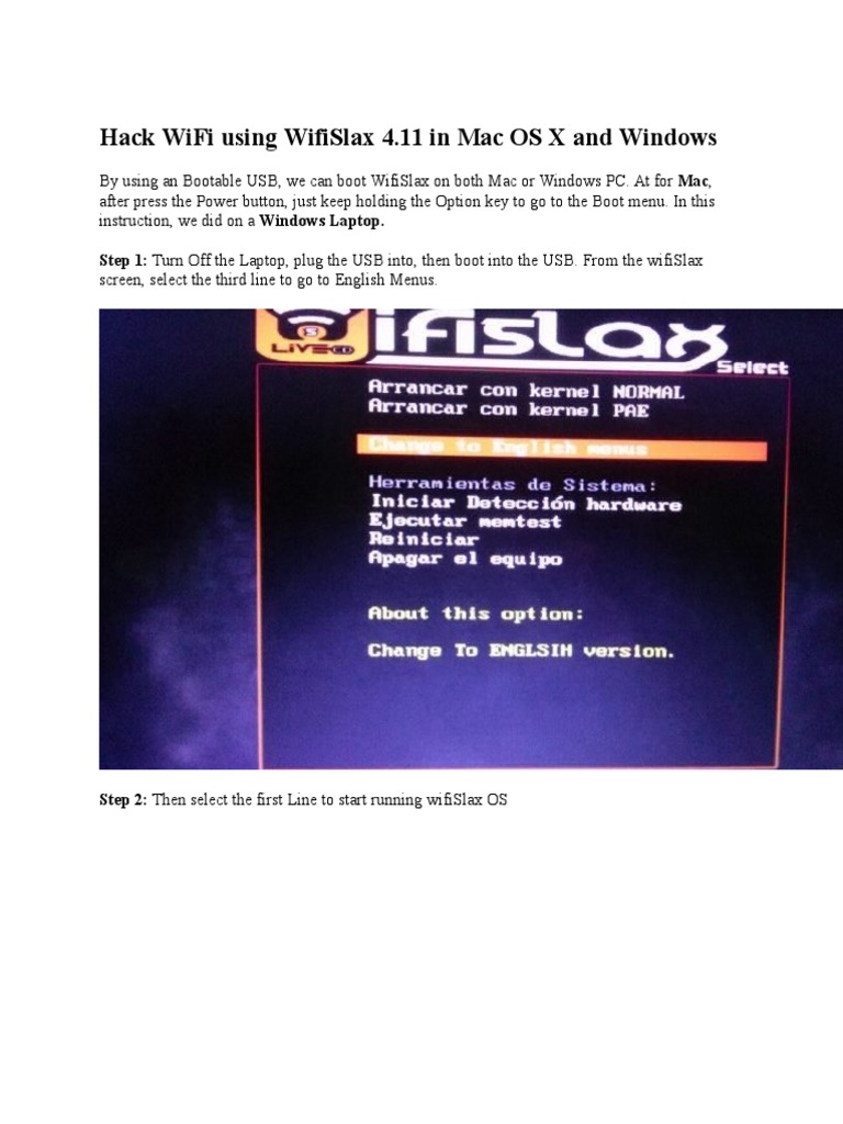 How to install wifislax on windows