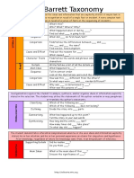 Questionstoaskwhenreading Barretts-Taxonomy