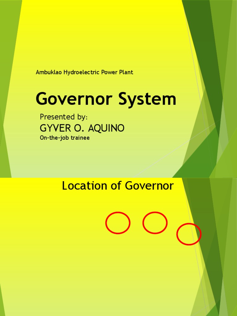 Governor System: Gyver O. Aquino | PDF
