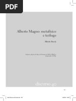 Alberto Magno Metafísico e Teologo