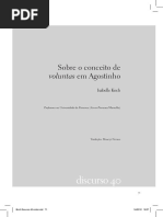 Sobre o Conceito de Voluntas Em Agostinho