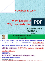Economics, Law and the Indian Constitution