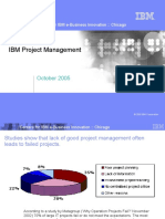 IBM Project Management: October 2005