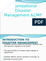 Organizational Disaster Management