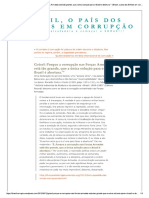 Porque a Corrupção Nas Forças a...Rasil, o País Dos Bilhões Em Corrupção