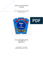 Makalah Geografi Tentang Bencana Alam