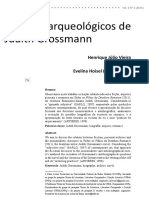 Relação entre ficção, memória e arquivos na obra de Judith Grossmann