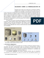 Apuntes 4 - Unidad 2 (Yacimientos y Asociaciones Minerales)