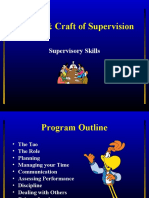 The Art & Craft of Supervision
