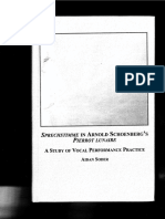 Sprechtimm in Arnold Schoenberg's Pierrot Lunaire - Soder PDF