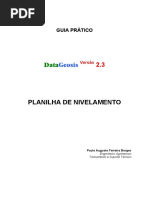 Guia Prático Planilha de Nivelamento - Datageosis