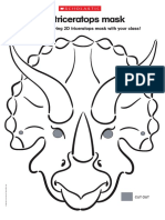 Make a 2D Triceratops Mask
