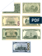 Billetes y Monedas de Usa
