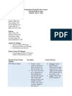 Professional Nursing Practice Council - June 27th Minutes