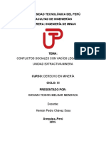 Conflictos Sociales Con Vacíos Legales en La